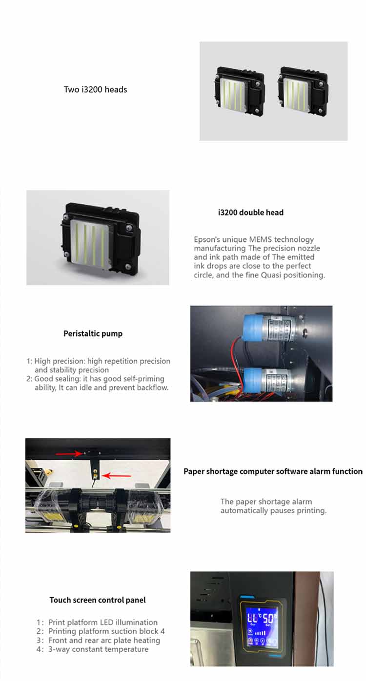 détail de l'imprimante dtf