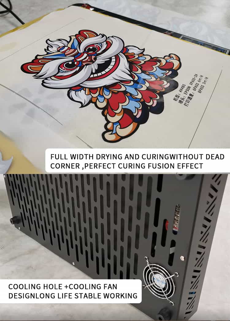 Avantage du four A3 dtf