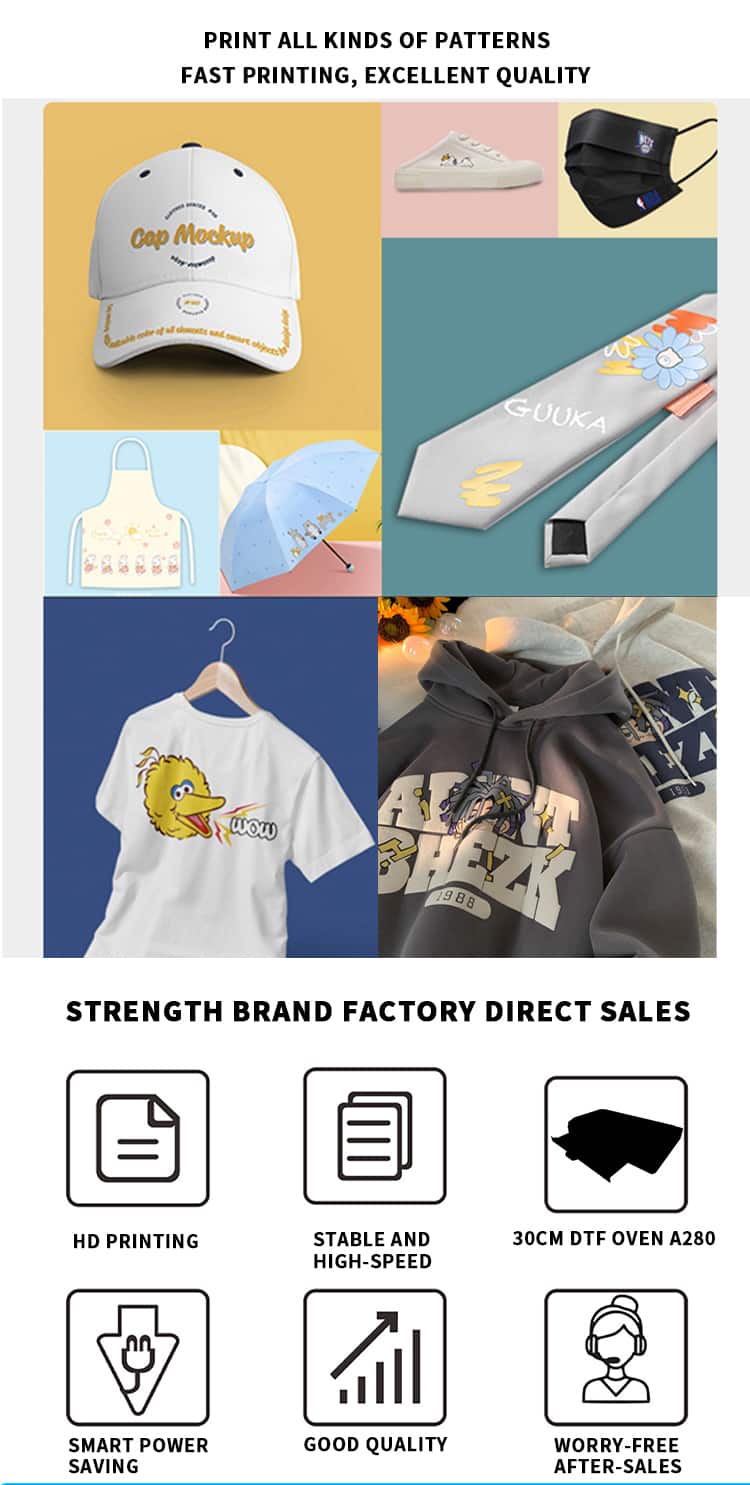 Application du four A3 dtf