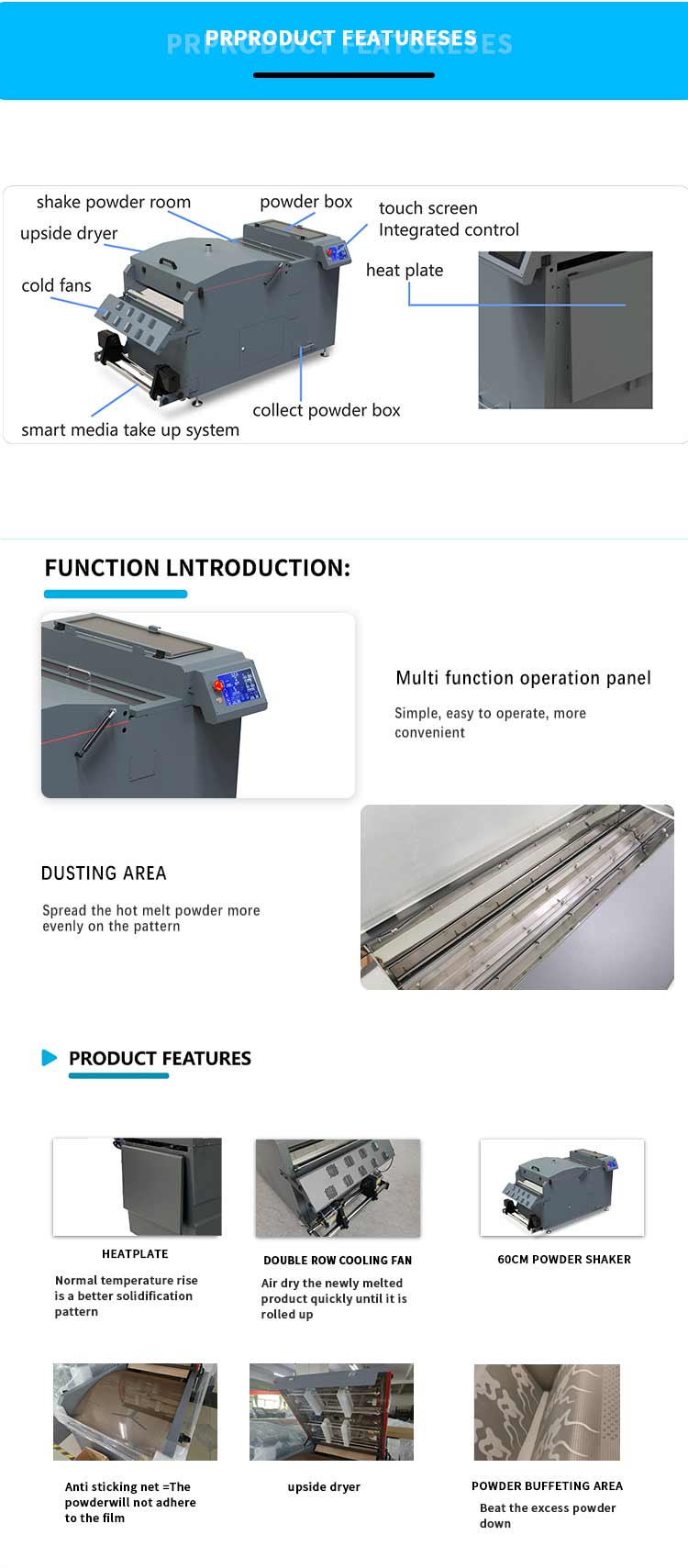 Détails de l'agitateur dtf