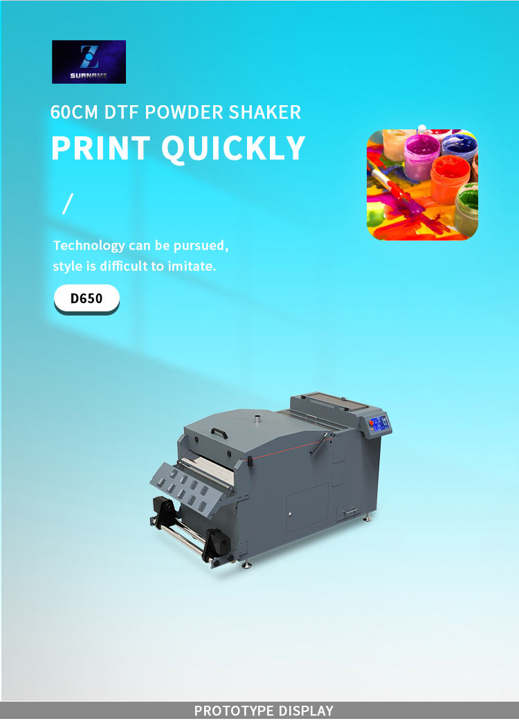 Machine de poudre de secoueur de 60cm dtf