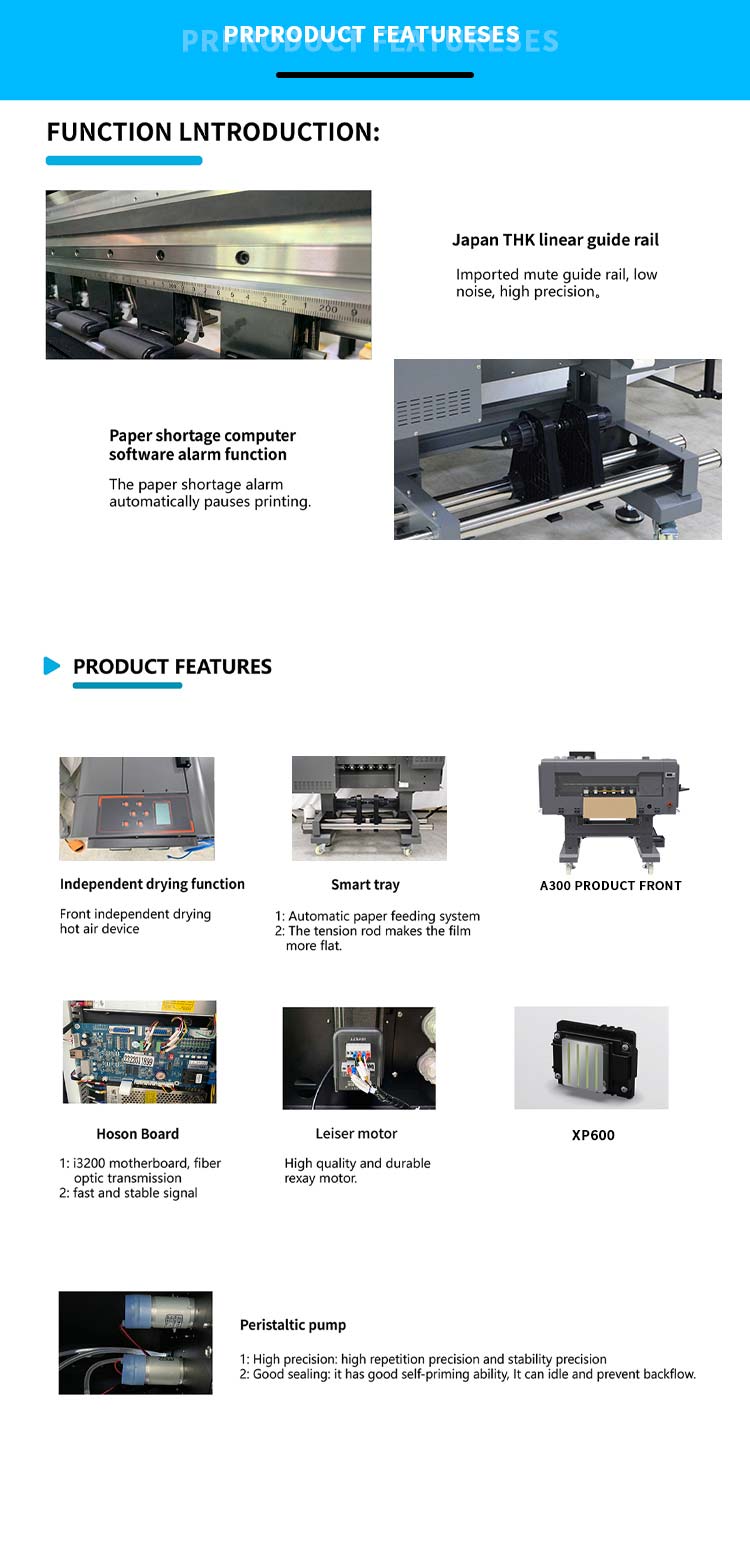 Avantage de l'imprimante A3 dtf